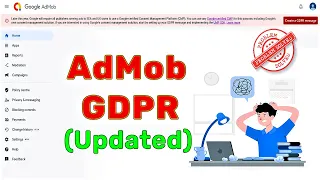 (UPDATED) How to fix Admob GDPR issue in Admob and Android studio 2023