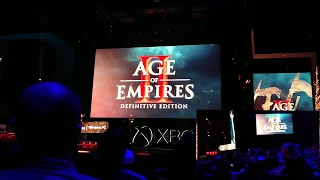 E3 2019: Crowd Reaction to Age of Empires: Definitive Edition Reveal Trailer | Xbox Briefing