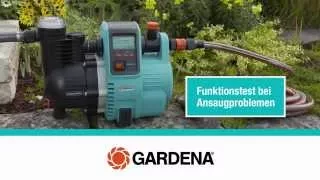 GARDENA Ansaugprobleme Hauswasserautomaten