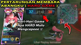 Pertarungan Hard Game, Mempertaruhkan MMR Sama2 Tidak Mau Kalah Seru Si :) - Mobile Legends