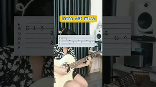 intro v ế t mư a #guitar