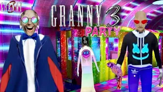 NEW YEAR PARTY WITH GRANNY AND GRANDPA 😂 I COOL GAMER GRANNY 3 I #granny #funny #trending