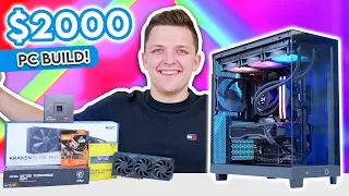 Awesome $2000 Gaming PC Build 2023! 😄 [NZXT H6 RGB & RX 7900XT!]