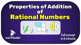 Class 8 Maths Rational Numbers - Properties of Addition of Rational Numbers - LearnFatafat