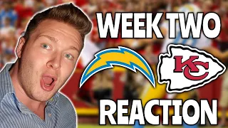 Swedish Soccer Fan Reaction to Los Angeles Chargers vs. Kansas City Chiefs | Week 2 NFL Reaction