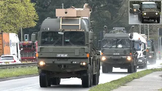 British Army trucks and tankers return from Exercise Steadfast Defender 🪖