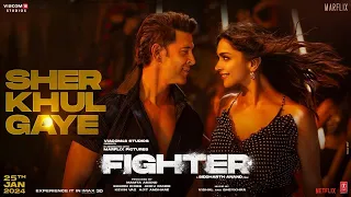 FIGHTER: Sher Khul Gaye (4K VIDEO) | Hrithik Roshan,Deepika Padukone |Vishal Sheykhar |Kumaar