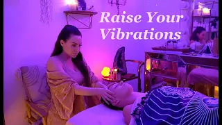 {ASMR} Sound Bath Spa Facial: Aura Cleansing Meditation + Chakra Balancing *Reiki & 432Hz*