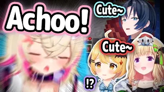 Mococo's Cute Sneeze Caught JP Members Off-Guard...【Hololive】