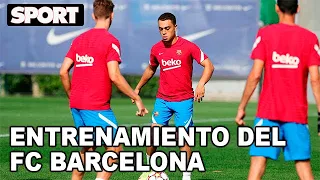 👀 Así ha sido el ÚLTIMO ENTRENAMIENTO del FC BARCELONA antes del partido ante el BENFICA