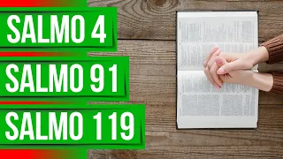 Salmo 4, Salmo 91, Salmo 119 (Salmos para dormir)(Biblia en audio)