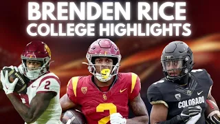 Brenden Rice Career Highlights || 2024 NFL Draft ||🔥