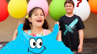 Maria Clara e JP fazem uma slime gigante ♥ Maria and JP make a Giant slime