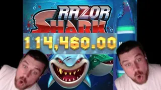 ЗАНОС МАЗИКА В АКУЛАХ ! СНОВА ХОРОШИЙ ЗАНОС В RAZOR SHARK! ЗАНОС НЕДЕЛИ МАЗИКА!