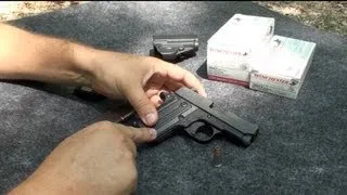 Pistola Sig Sauer P238 Nitron, Vista de Cerca, en Español