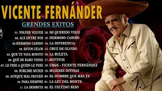 VICENTE FERNANDEZ MEJORES CANCIONES - VICENTE FERNANDEZ 40 GRANDES ÉXITOS MIX