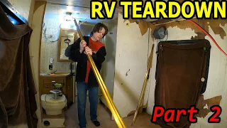 RV Teardown (Part 2) Shower & Closet