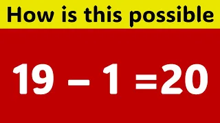 ✖️18 math riddles ( even a mathematician will fail)✖️ | ULTIMATE QUIZ