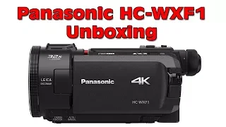 New Panasonic HC WXF1 4K Ultra HD Camcorder Unboxing