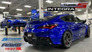 2024 Acura Integra Type-S // Spoon Sports Lowering Springs | Volk TE37SL | Turbo Wax Ceramic Coating