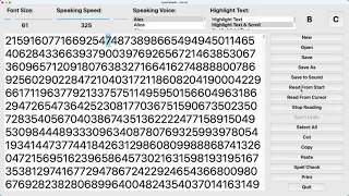 1 Million Digits Of Pi Read By TypeIt ReadIt - Part 1 Of 4 - 1,000,000 HD Video