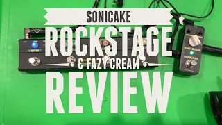 Sonicake Rockstage + Fazy Cream Pedal Demo Review (No Talking)