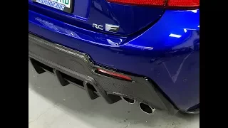 Installing Tom's Diffuser on Lexus RCF