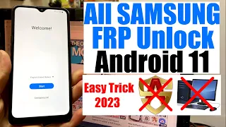 New Method!! All Samsung Galaxy FRP Bypass Without Pc | Samsung Google Account Bypass android 11
