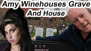 Amy Winehouses Grave and Final Resting Place. Also her Final  House in London. Famous Graves