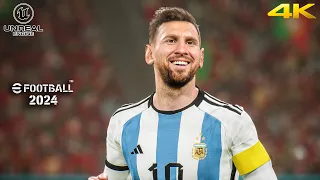 eFootball 2024 - Argentina vs Portugal Ft. Messi, vs Ronaldo, | PS5™ [4K60]