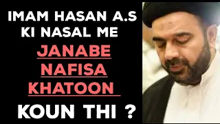 Imam Hasan A.s Ki Nasal Me Janabe Nafisa Khatoon Koun Thi ? || Maulana Syed Mohmmad Ali Naqvi Shab