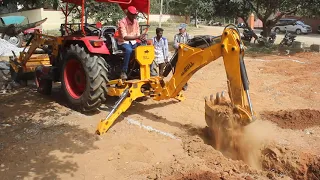 Bull agri Backhoe Loader on Mahindra YUVO 575 DI