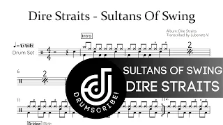 Dire Straits - Sultans of Swing (Drum transcription) | Drumscribe!