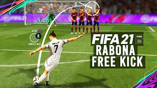 FIFA 21 - RABONA FREE KICK TUTORIAL| [XBOX AND PLAYSTATION][NEW]