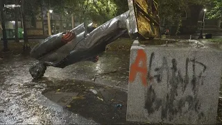 Portland Mayor Ted Wheeler condemns late-night violence at protests