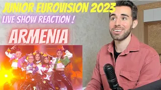 Live Reaction to ARMENIA 🇦🇲 at JUNIOR EUROVISION 2023! YAN GIRLS - DO IT MY WAY Performance