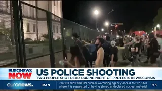 US police shooting: Two people shot dead during night of protests in Wisconsin