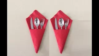 DIY:  Easy Napkin Folding by {MadeByFate} #6