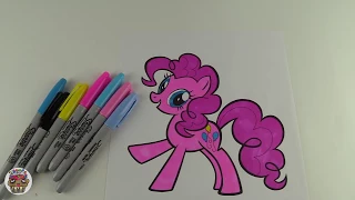 My Little Pony Coloring Book Pages Pinkie Pie