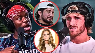 Logan Paul & KSI Reaction On Dillon Danis Twitter Posts About Girlfriend Nina Agdal