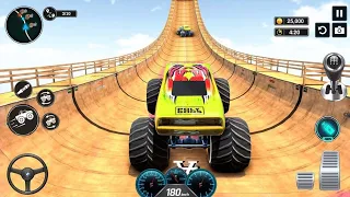 Car Games : Monster Truck Stunt | Mega Ramp Monster Trucks Extreme Racing | Android Gameplay