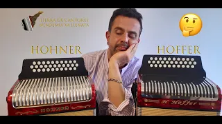 ANÁLISIS ACORDEONES - Hohner Vs Hoffer - Tierra de cantores Academia Vallenata