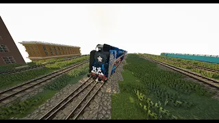 Обзор на Паровоз П36 от nordon73 / Мод Immersive RailRoading / #minecraft #immersiverailroading