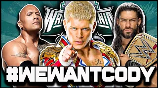 How WWE can save Cody Rhodes vs Roman Reigns at WrestleMania 40! #WeWantCody