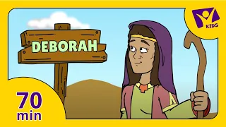 Story about Deborah (PLUS 15 More Cartoon Bible Stories for Kids)