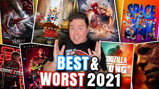 BEST & WORST Movies of 2021 (Horror & Comic Book Movies)