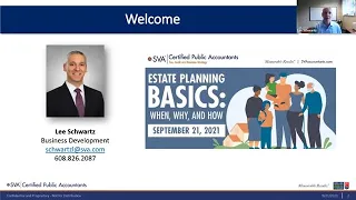 SVA Webinar: Estate Planning Basics: When, Why, and How