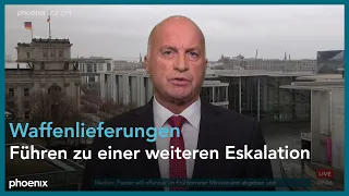 phoenix tagesgespräch mit Rüdiger Lucassen zur Debatte über die Lieferung von Kampfjets am 01.02.23