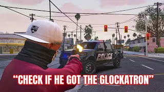 CG And Ex Cops Shoot And Rob Cornwood For The Glockatron | NoPixel 4.0