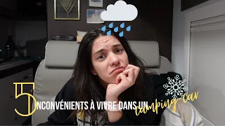 Les 5 INCONVENIENTS à vivre dans un CAMPING-CAR à l'année 😱